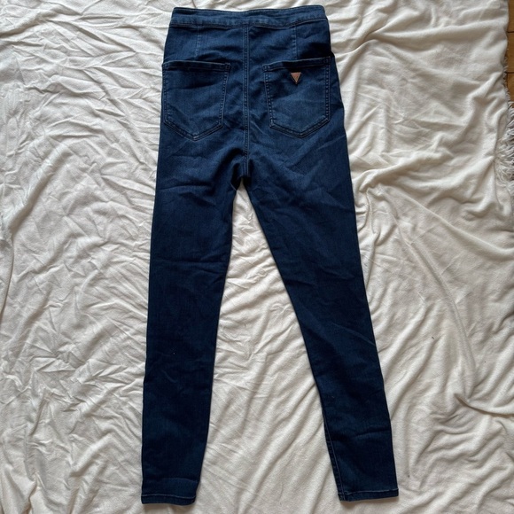 Guess Women’s High Rise Dark Wash Jeggings - Picture 4 of 9